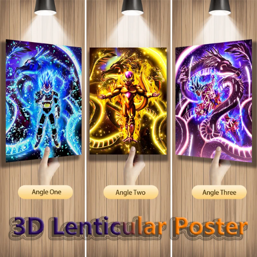 Cuadro Lenticular 3D Dragon Ball